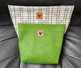 Medium Cork Snap Pouches