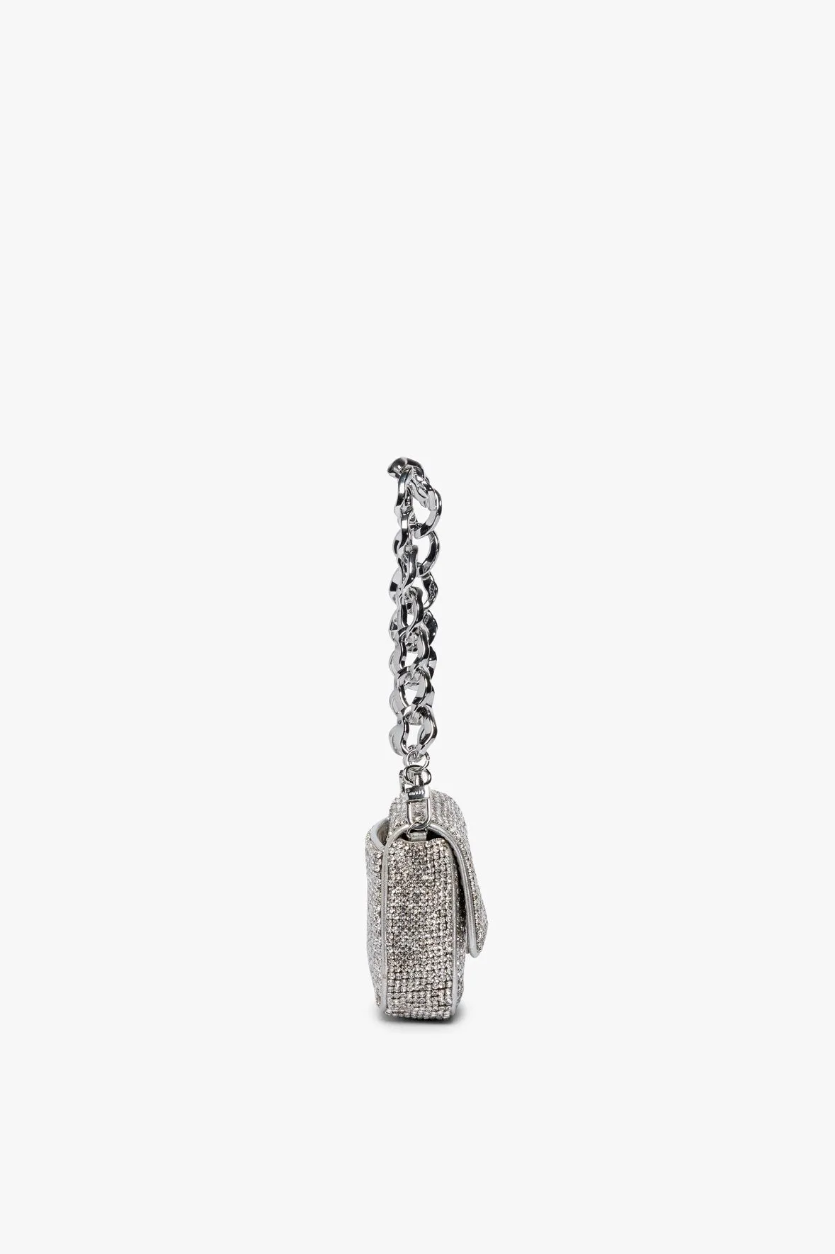 MINI TOMMY RHINESTONE BAG | SILVER