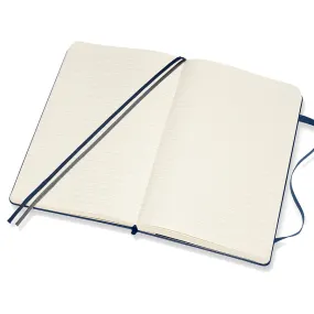 Moleskine Classic Collection Expanded Hardcover Large Notebook Sapphire Blue