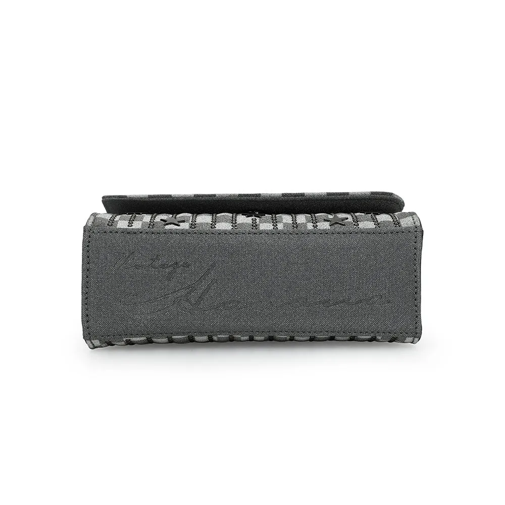 OLIVIA BAG- BLACK CHECKERED
