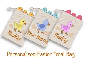 Pack of 6 personalised Easter Treat Bag-Drawstring Bag