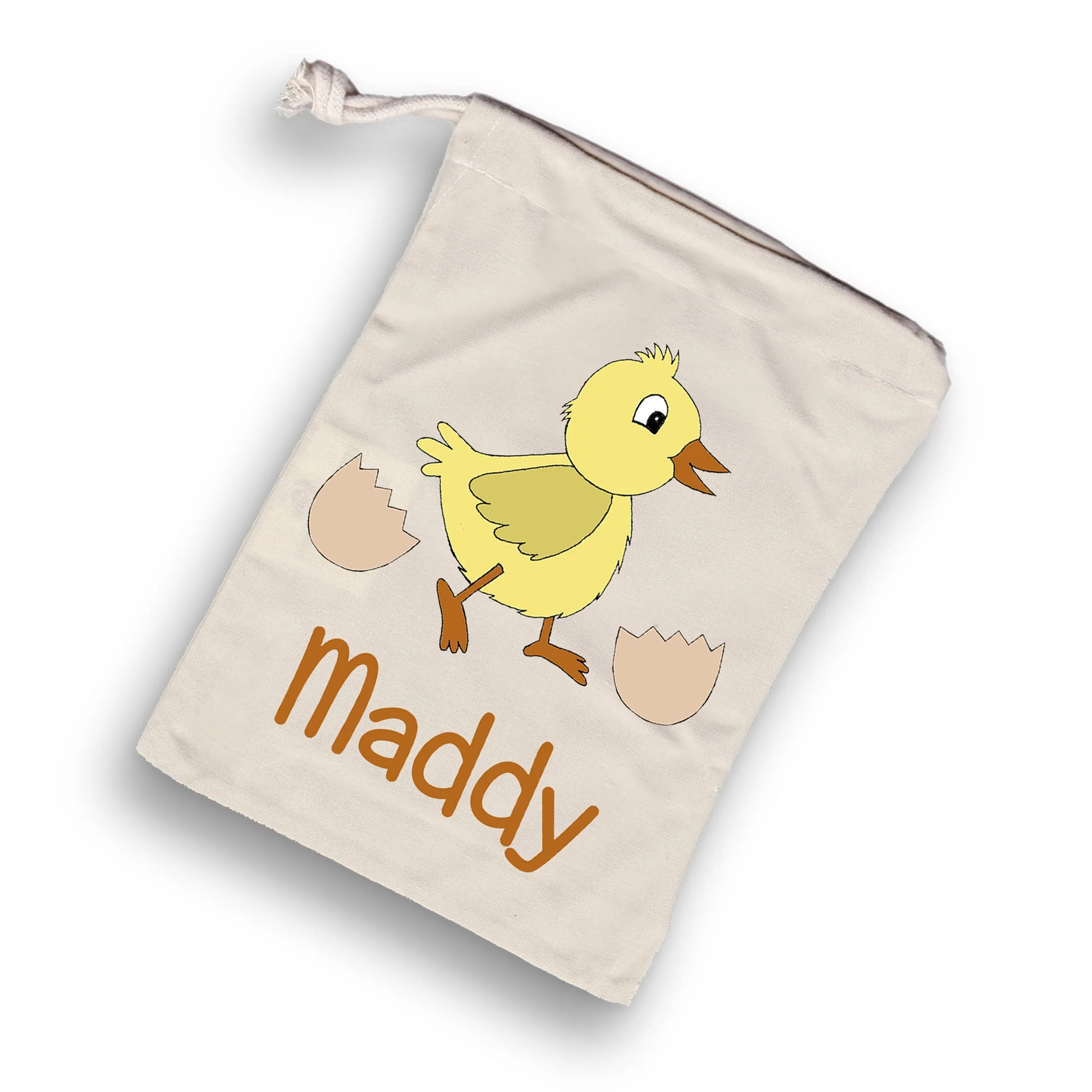 Pack of 6 personalised Easter Treat Bag-Drawstring Bag