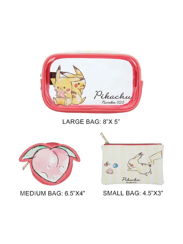 Pokémon Set of 3 Travel Pouches
