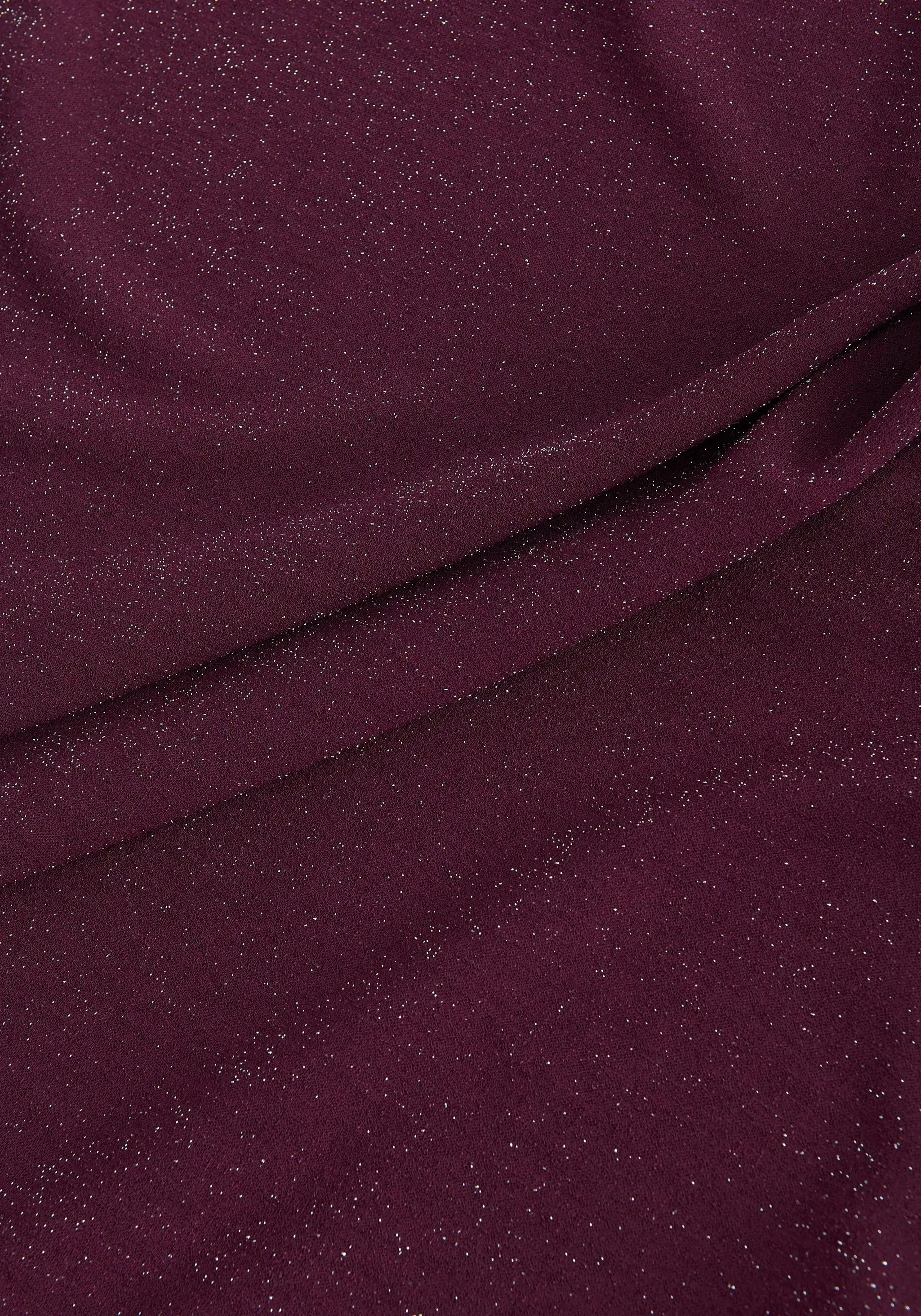 Purple Sparkly Cut Out Dress