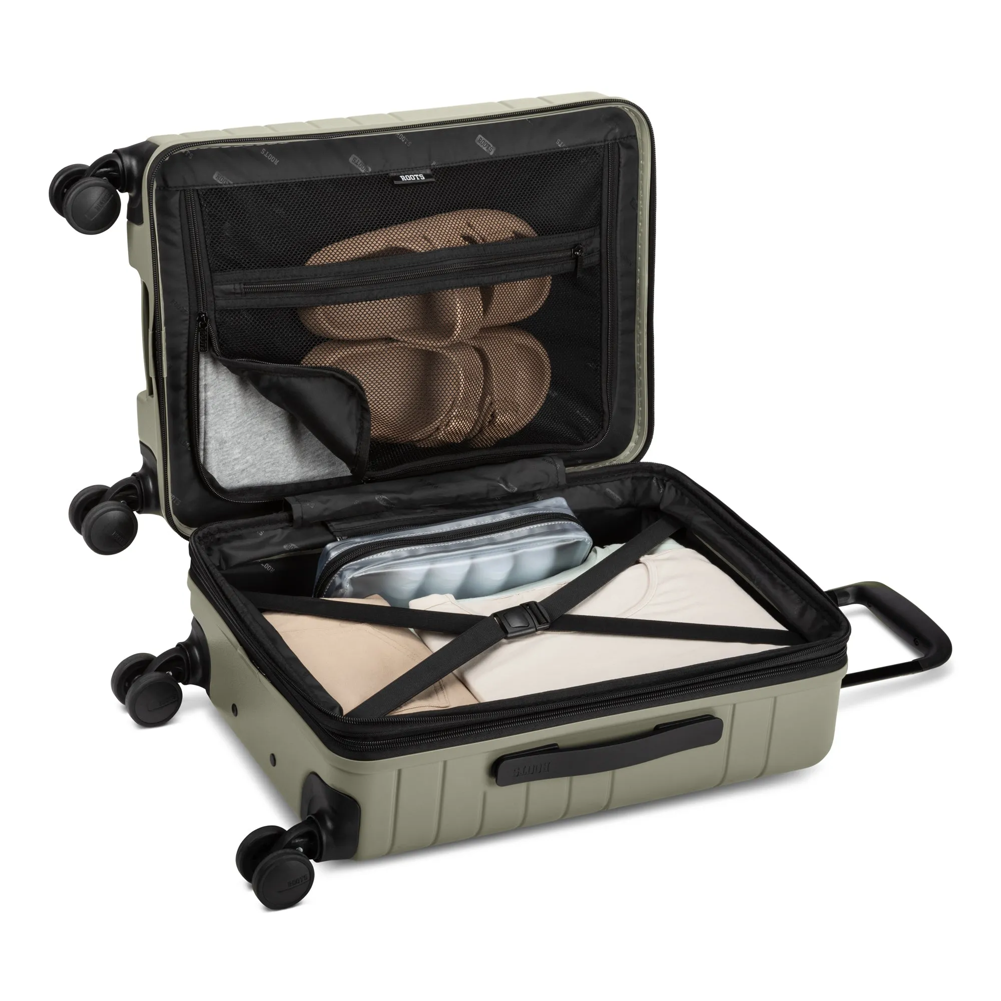 Roots Travel Expandable Spinner 19" Carry-On Luggage