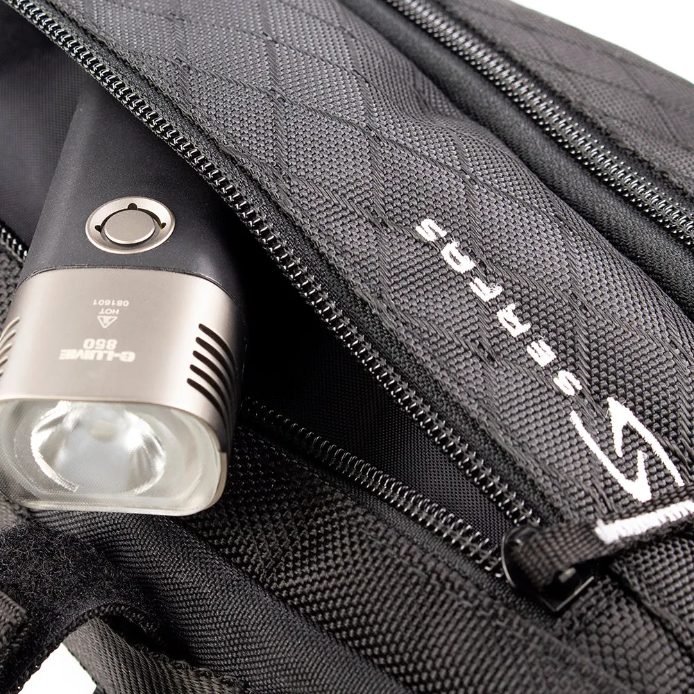 Serfas Ark Expandable Half-Frame Bicycle Bag (Black)
