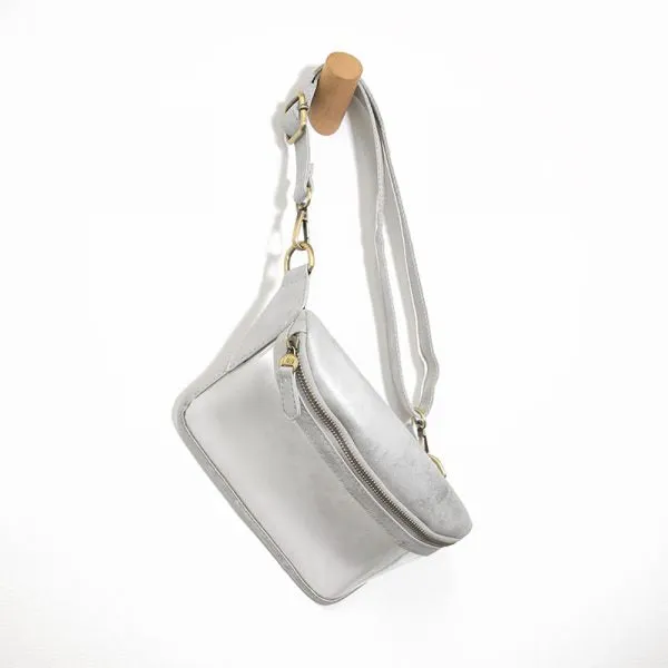 SILVER CLEAR SYLVIE BELT BAG