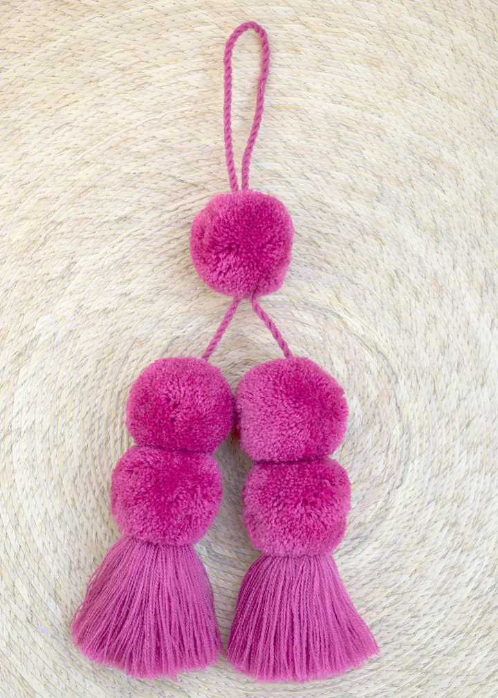 Solid Colour Pompoms - 12 Colours