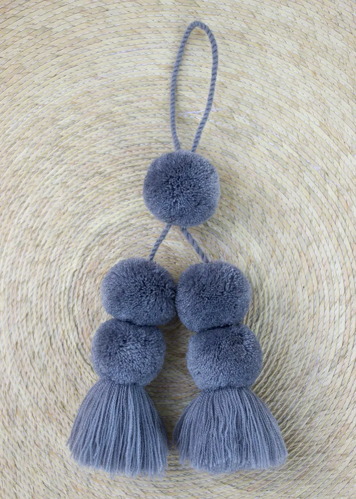 Solid Colour Pompoms - 12 Colours