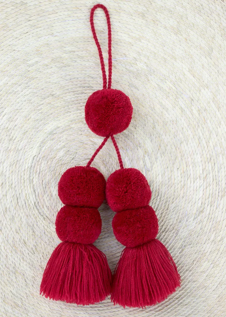 Solid Colour Pompoms - 12 Colours