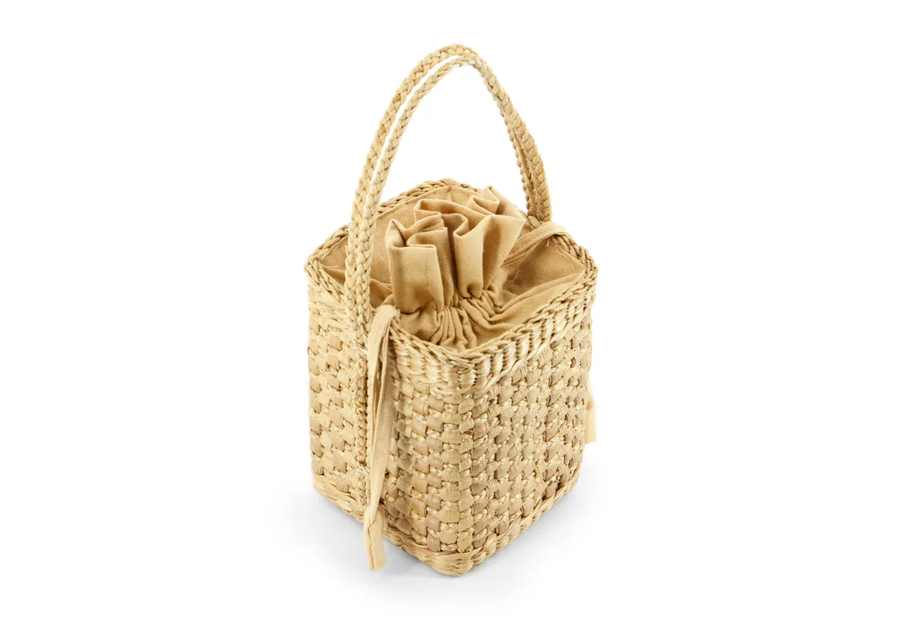 Square Water Hyacinth Bag