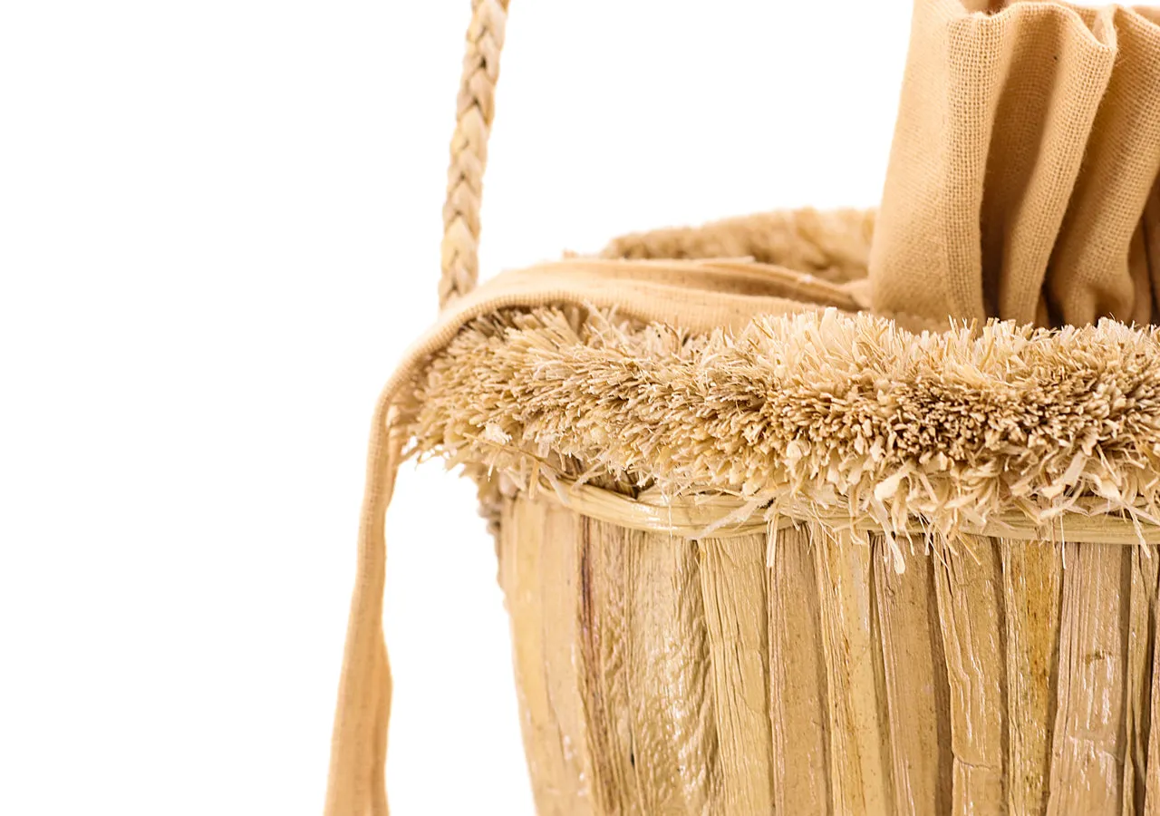 Straw Quilted Bag