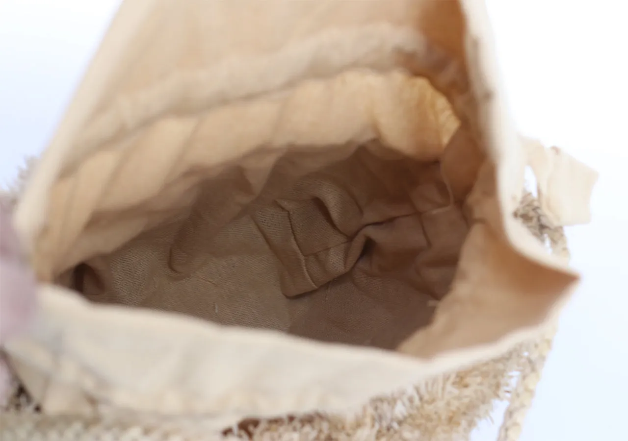 Straw Quilted Bag