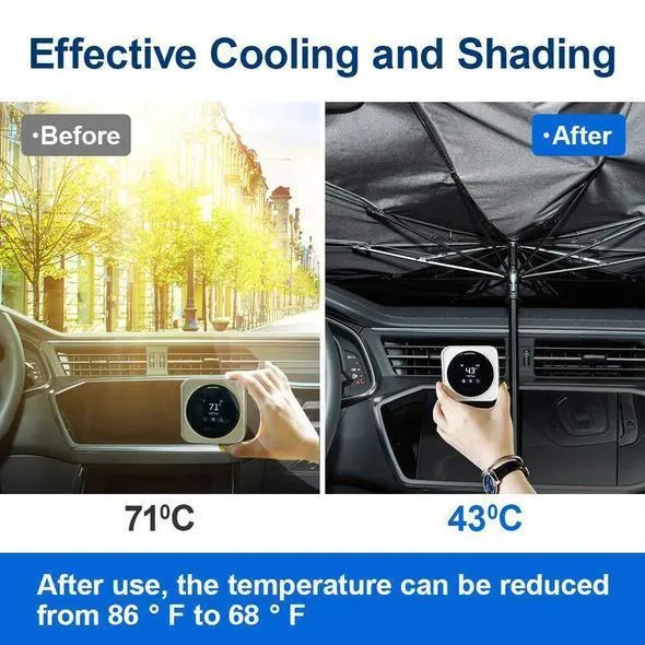 Summer promotion Foldable Car Sunshade To Block Heat Ultraviolet