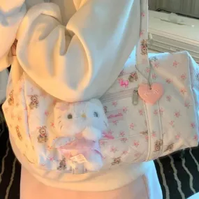 Sweet Floral Trip Tote Bag KI632