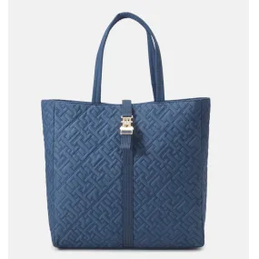 Tommy Hilfiger TH MONOGRAM QUILTED FLOW TOTE 4495