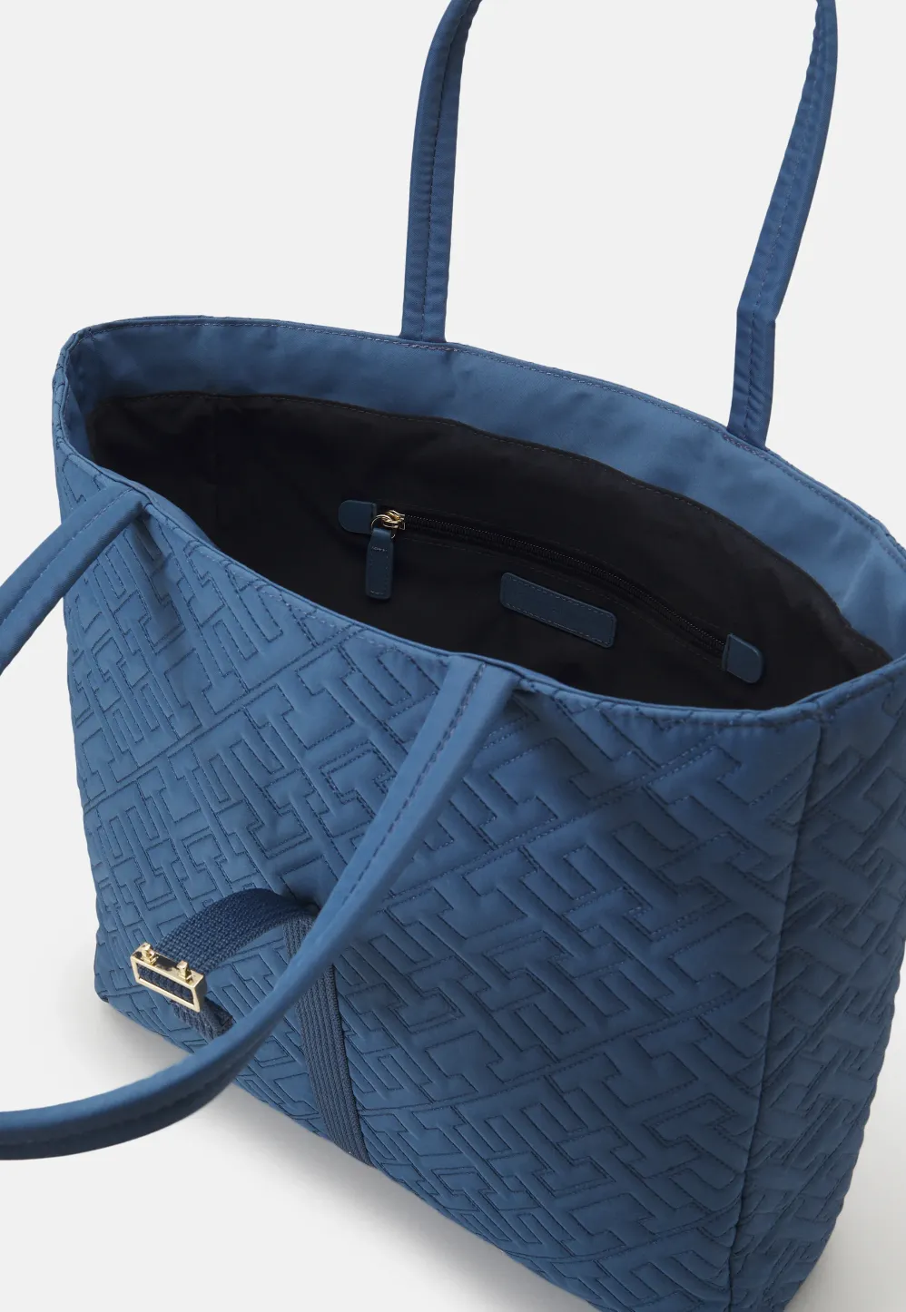 Tommy Hilfiger TH MONOGRAM QUILTED FLOW TOTE 4495
