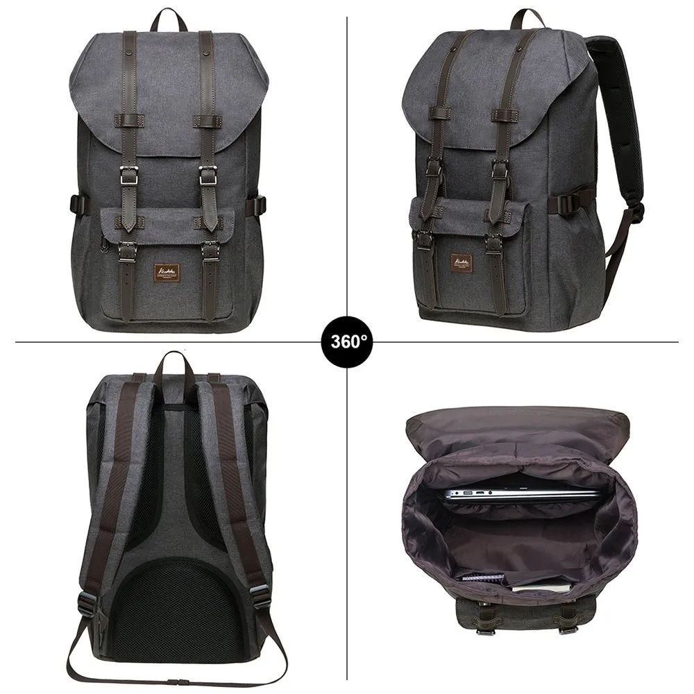 Travel Laptop Backpack, Oxford fabric( K1023-coffee)