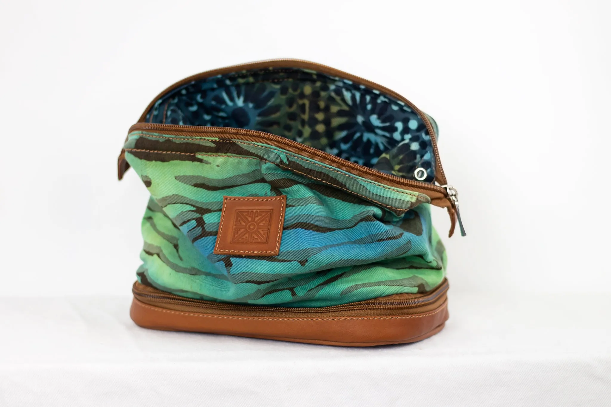 Travel Toiletry Bag - Boo Verdi Blue