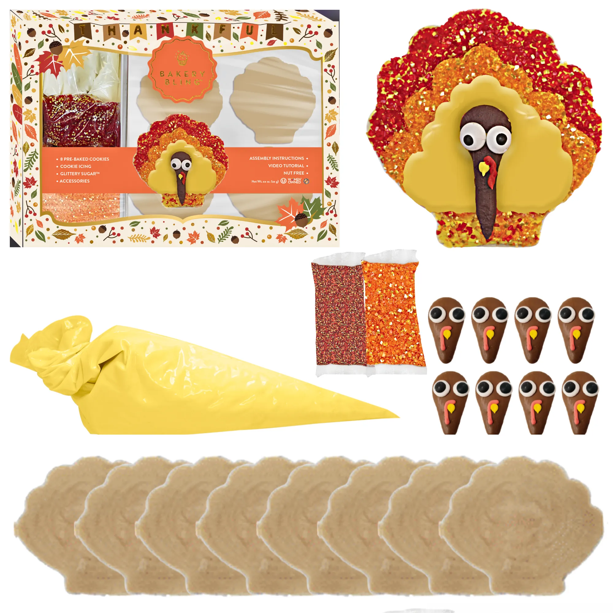 Turkey Designer Cookie Kit