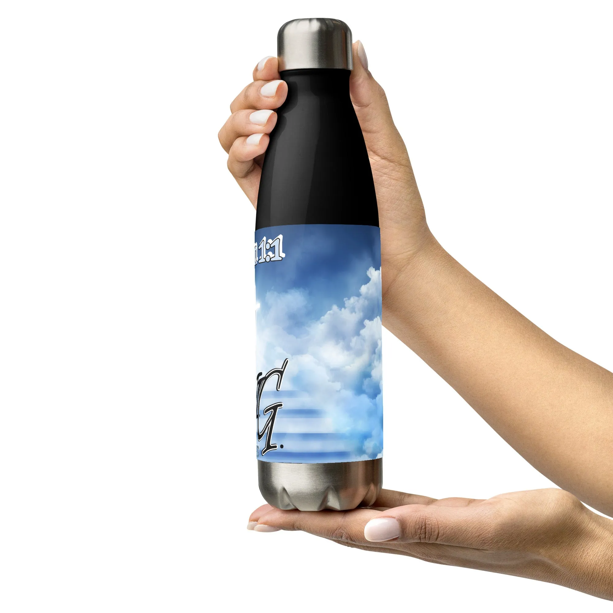 T.W.I.G. - John 1:1 (Stainless Steel Water Bottle)