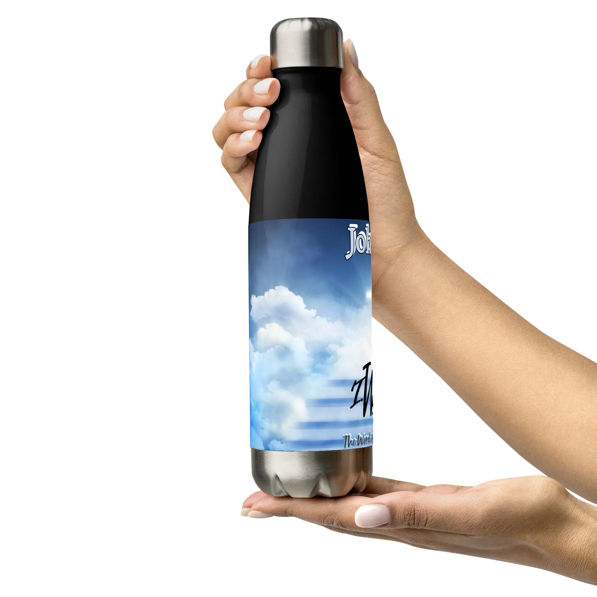 T.W.I.G. - John 1:1 (Stainless Steel Water Bottle)