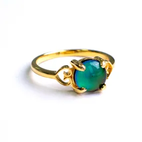 Unique Heart Shank Mood Ring