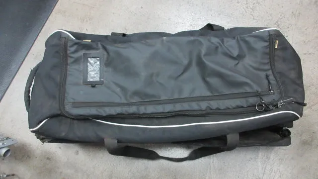 Used All-Star Advanced Pro Roller BB Catcher's Duffle Bag Broken Zipper & Hole