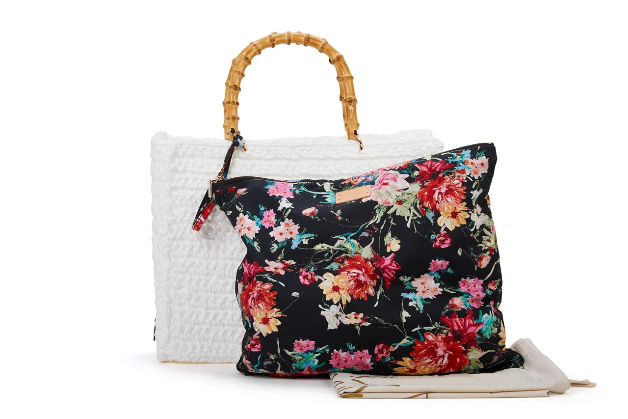 White Cocomero Large Tote Bag