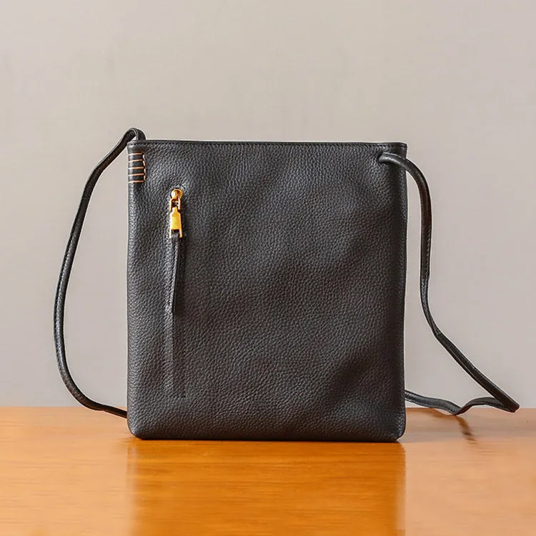 Womens Brown Leather Fringe Crossbody Satchel Bag Purses Shoulder Bag for Women