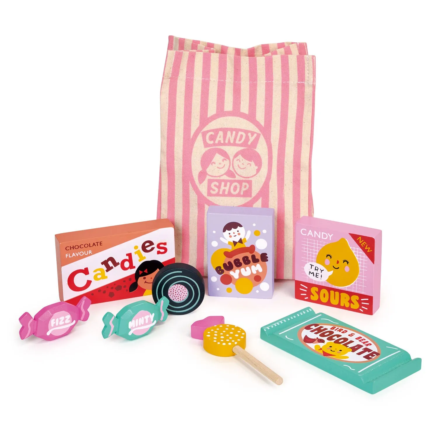 Wooden Candy Set