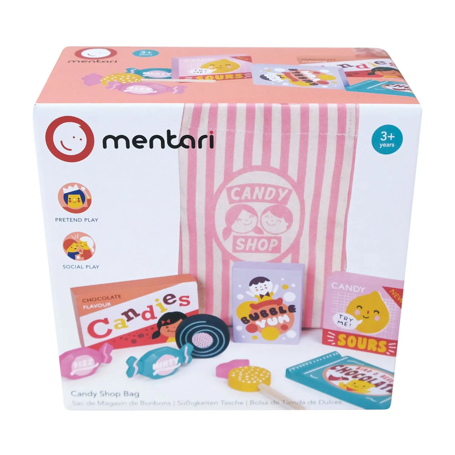Wooden Candy Set