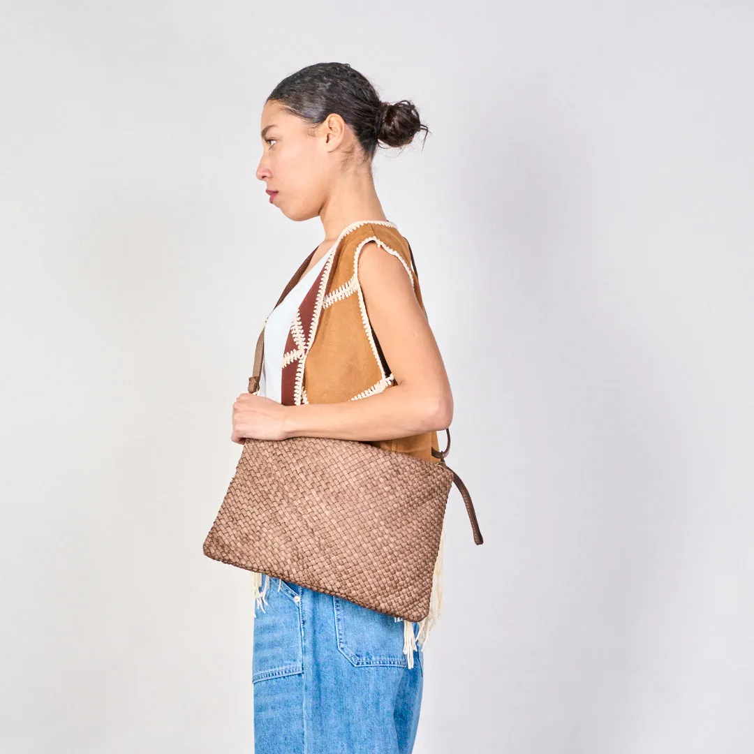 Woven texture clutch bags wholesale