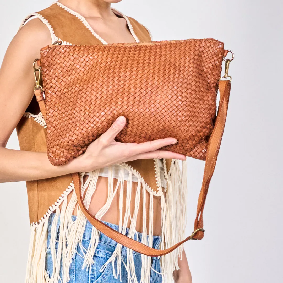 Woven texture clutch bags wholesale