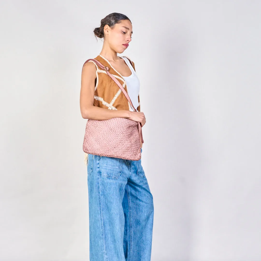 Woven texture clutch bags wholesale