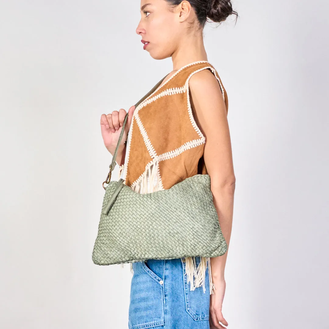 Woven texture clutch bags wholesale