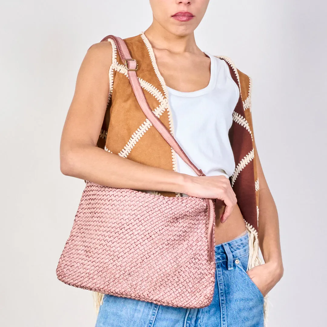 Woven texture clutch bags wholesale