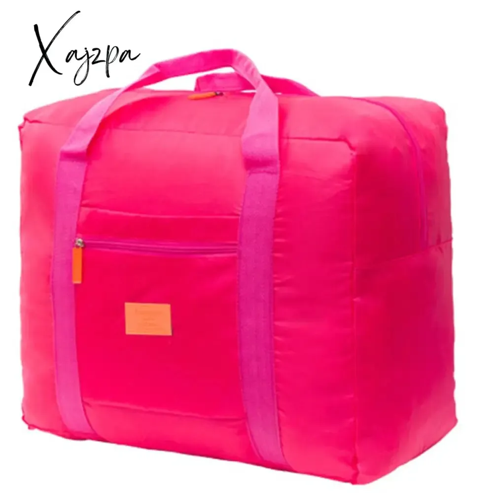 Xajzpa - Portable Multi-function Bag Folding Travel Bags Nylon Waterproof Bag Large Capacity Hand Luggage Business Trip Traveling Bags